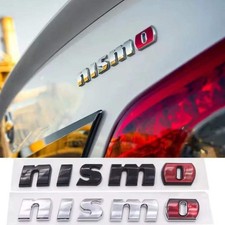 3D Metal Car Front Grille Emblem NISMO Logo Decal For Nissan X-trail Qashqai Not