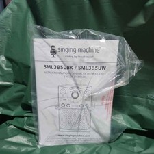 Singing Machine SML385UBK SML385UW Karaoke System LED Lights