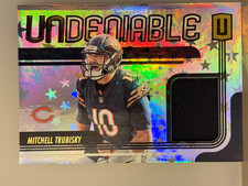 2019 Panini Unparalleled - Undeniable Mitchell Trubisky #UN-MT Astral /150 (MEM)