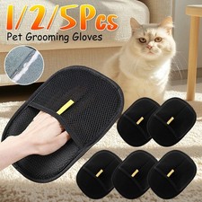 1,2 Pcs Pet Hair Remover Gloves   Double-Sided Grooming Brush for Dogs and Cats