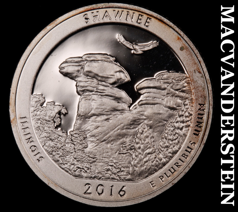2016-S Silver Shawnee Quarter - Choice Gem Proof  Lustrous  #M607