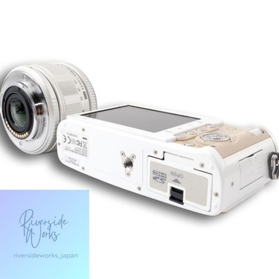 Olympus PEN E-P1 Mirrorless Camera Kit White Used Wi-Fi SD Card JP