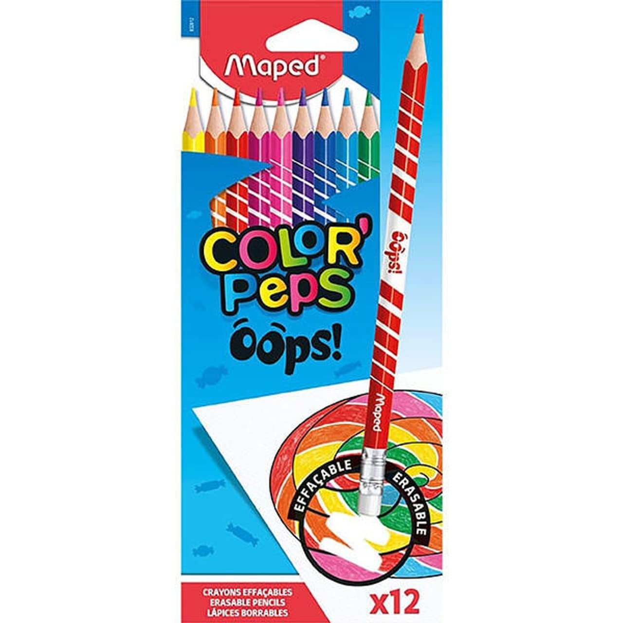 Maped Color Peps Oops 12 832812 x12 Erasab 3290₽