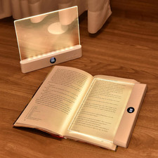 LED Book Light and Night Light 2 in 1, 3 Color Temperatures Stepless Dimming,