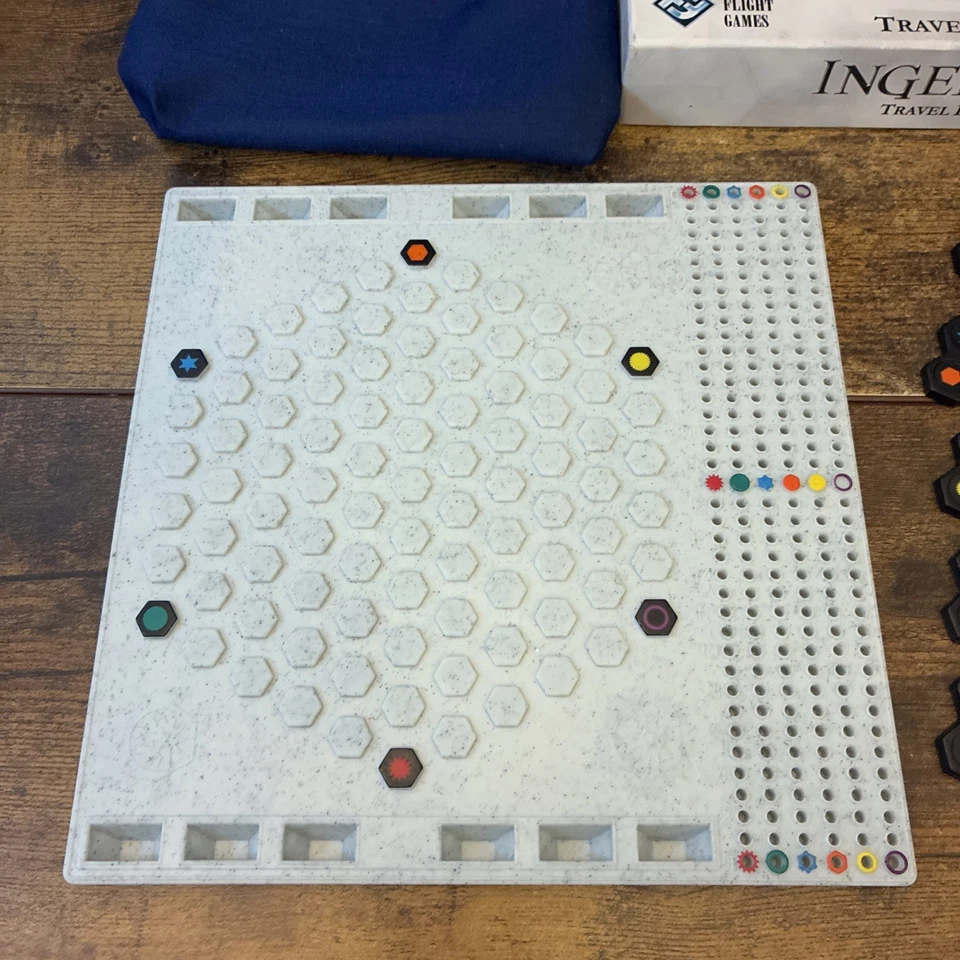 Ingenious Board Game Travel Edition Fantasy Flight Games 2007 Near Complete -3pc - Image 4 of 4