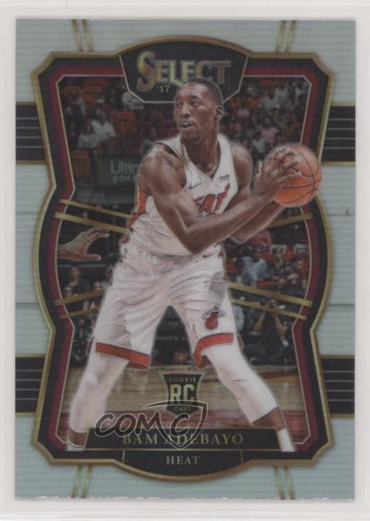 2017-18 Panini Select Premier Level Silver Prizm Bam Adebayo #171 t6p