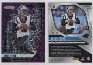2024 Panini Prizm No Huddle Purple Prizm /49 Bryce Young #37