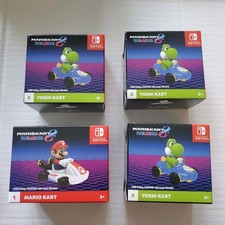 2024 McDonald's Mario Kart 8 Deluxe Happy Meal Toys 3x Yoshi 1x Mario Unopened