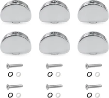 6PCS Metal Big Semicircle Guitar Tuning Pegs Tuners Machine Heads Replacement Bu