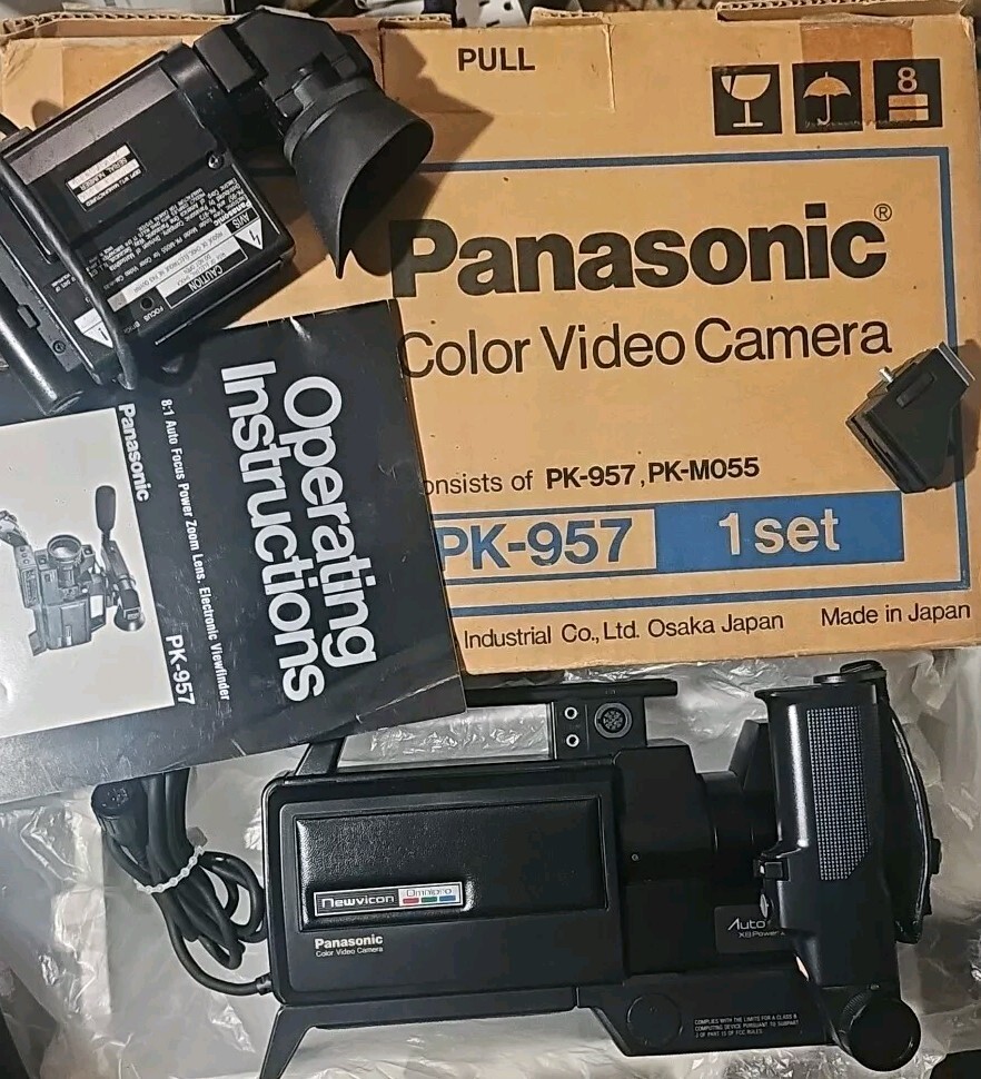 Vintage Panasonic Omnipro PK-957 Color Video Camera W/ Box | eBay