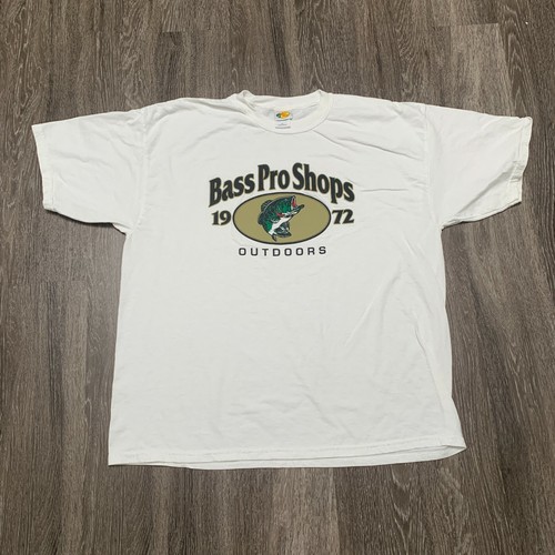 Bass Pro Shops Shirt Mens 2XL White 