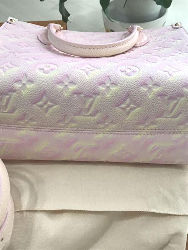 Louis Vuitton Onthego PM Hand Bag M46168 Light Pink Crossbody