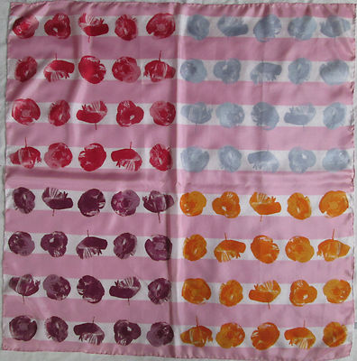 -Superbe Foulard GIADA 100% Seide TBEG Vintage Schal