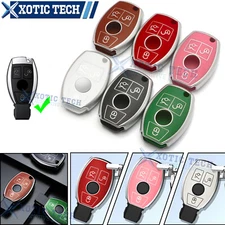 3 Button TPU Remote Fob Key Case Cover Shell For Mercedes-Benz A C E G S M Class