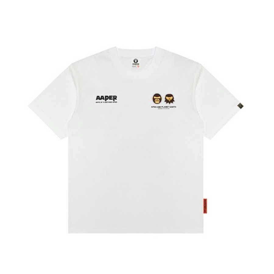 人気★A BATHING APE AAPER \"AAPER UNIVERSE\" TEE★半袖 Tシャツ AAPER 'UNIVERSE' TEE（Tシャツ/カットソー）｜AAPE BY A