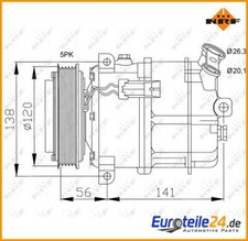 Kompressor, Klimaanlage EASY FIT NRF 32117 für Saab 9-3 9-3X