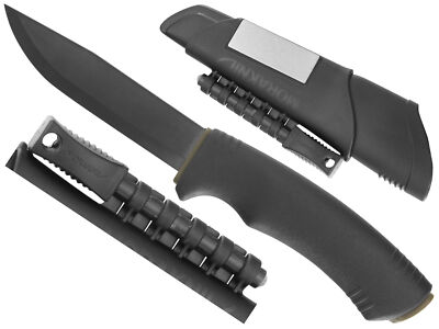 Morakniv Bushcraft Survival Schwarz Kohlenstoffstahl