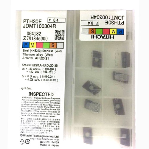 Lama CNC HITACHI JDMT100304R PTH30E nuova - Foto 1 di 4