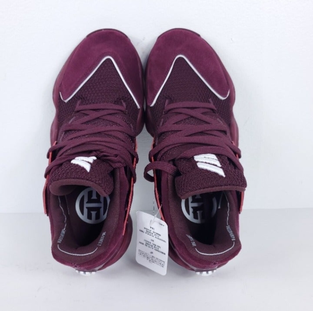 Adidas Harden VOL 4 BRAND NEW BASKETBALL Shoes Men\'s SIZE 12.5 Burgundy s-l500.jpg main image 3
