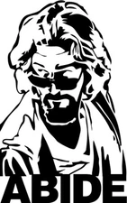 The Dude #1 vinyl decal sticker Big Lebowski cult cohen brothers