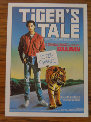 Filmplakatkarte / moviepostercard  Tiger's Tale  C.Thomas Howell
