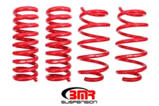 For 2008-2023 Challenger Charger BMR Lowering Springs 1.25" Set Of 4 Red