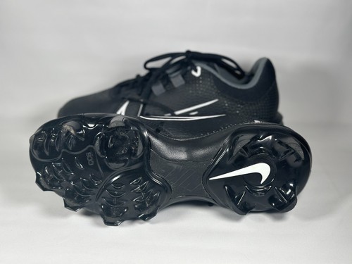 Nike Softball Womens Shoes Size 8 Black Hyperdiamond 4 Pro Cleats Sneakers - Picture 3 of 8