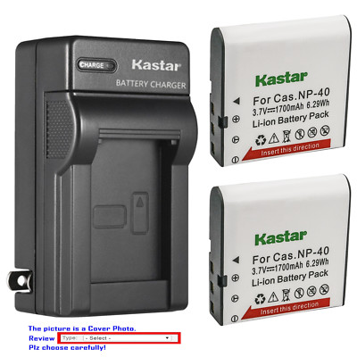 Kastar Battery Wall Charger for Minolta MN53Z 53X Optical Zoom Bridge Camera
