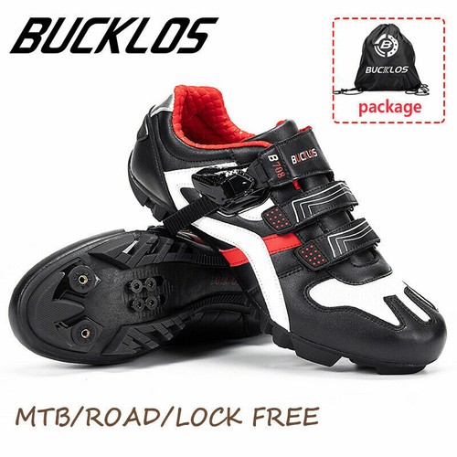 BUCKLOS MTB Strada Bicicletta Da Uomo Scarpe da palestra scarpe da  ginnastica LOCK corse per Shimano SPD LOOK | eBay