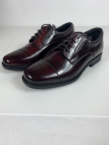 Rockport wasserdichte begehbare Herren Größe 10 M Schnürschuhe anziehen/685 - Bild 3 von 7