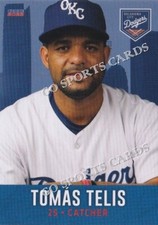 2022 Oklahoma City Dodgers Tomas Telis RC Rookie Los Angeles VZ