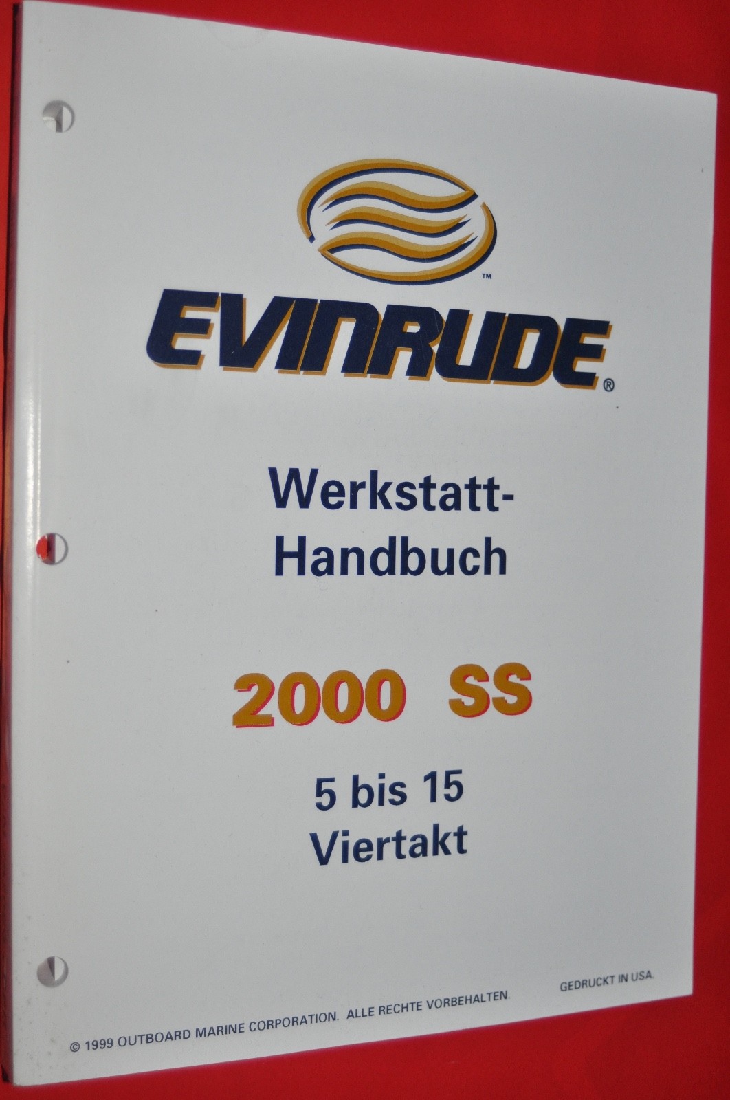 Evinrude Werkstatt Handbuch für 2000er 5, 6, 8, 9,9 & 15 PS Viertakt Motoren Evinrude Werkstatt Handbuch für 2000er 5, 6, 8, PS 9,9 & 15 PS 8, Viertakt Motoren 47c769