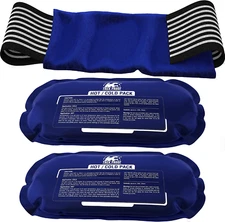 3pcs Reusable Hot and Cold Ice Pack Therapy Gel Wrap Support and Injury Recovery