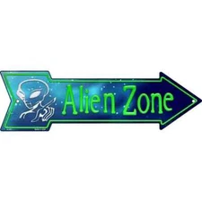 Alien Zone 2.25"x8" Arrow Magnet Fridge Refrigerator Kitchen Home Door Wall
