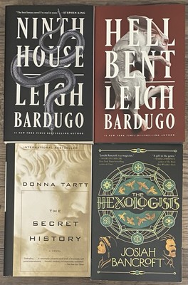 Paperback Lot - Ninth House / Hell Bent / The Secret History / The Hexologists