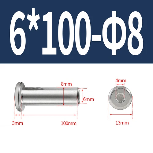 M2 - M10 Sleeve Nuts A2 304 Stainless Flat Head Socket Cap Nut Furniture Joint - Picture 108 of 136