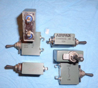 New / NOS Sensata AIRPAX AP1-1-49-502 CIRCUIT BREAKER 1 POLE 5AMP 240v 400Hz