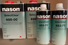 NASON SelectClear 498-00 activator 483-78 Urethane Clear Transparent 2 Kits