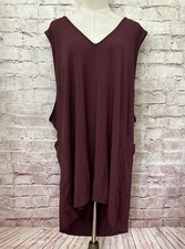 Agnes & Dora Womens Sleeveless LIMITLESS JUMPER DRESS Jersey Knit Size XXXL NEW