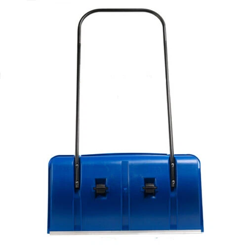 Schneeschieber mit Rollen Schneeschaufel Räder Schneeschild in blau schwarz NEU - Bild 2 von 4