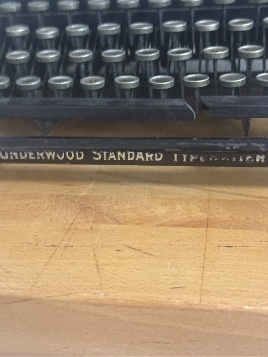 Antique Underwood No. 5 Standard Typewriter - 1915 - Needs Repairs