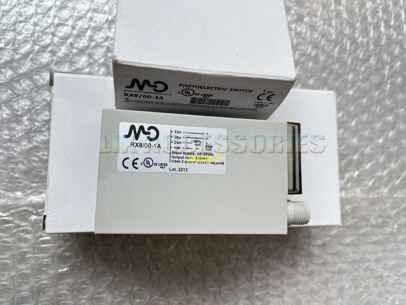 QTY:1 NEW RX8/00-1A photoelectric sensor MD BX80S/10-0H photoelectric ...