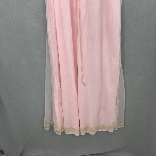 VTG Intime Nightgown Robe Nightgown Womens Small Set Sheer Coquette Retro Pinup - Picture 17 of 24