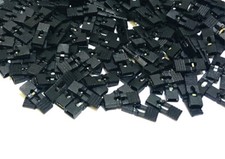 2.54mm Mini Jumper caps Black color header handle circuit board shunt 200pcs 