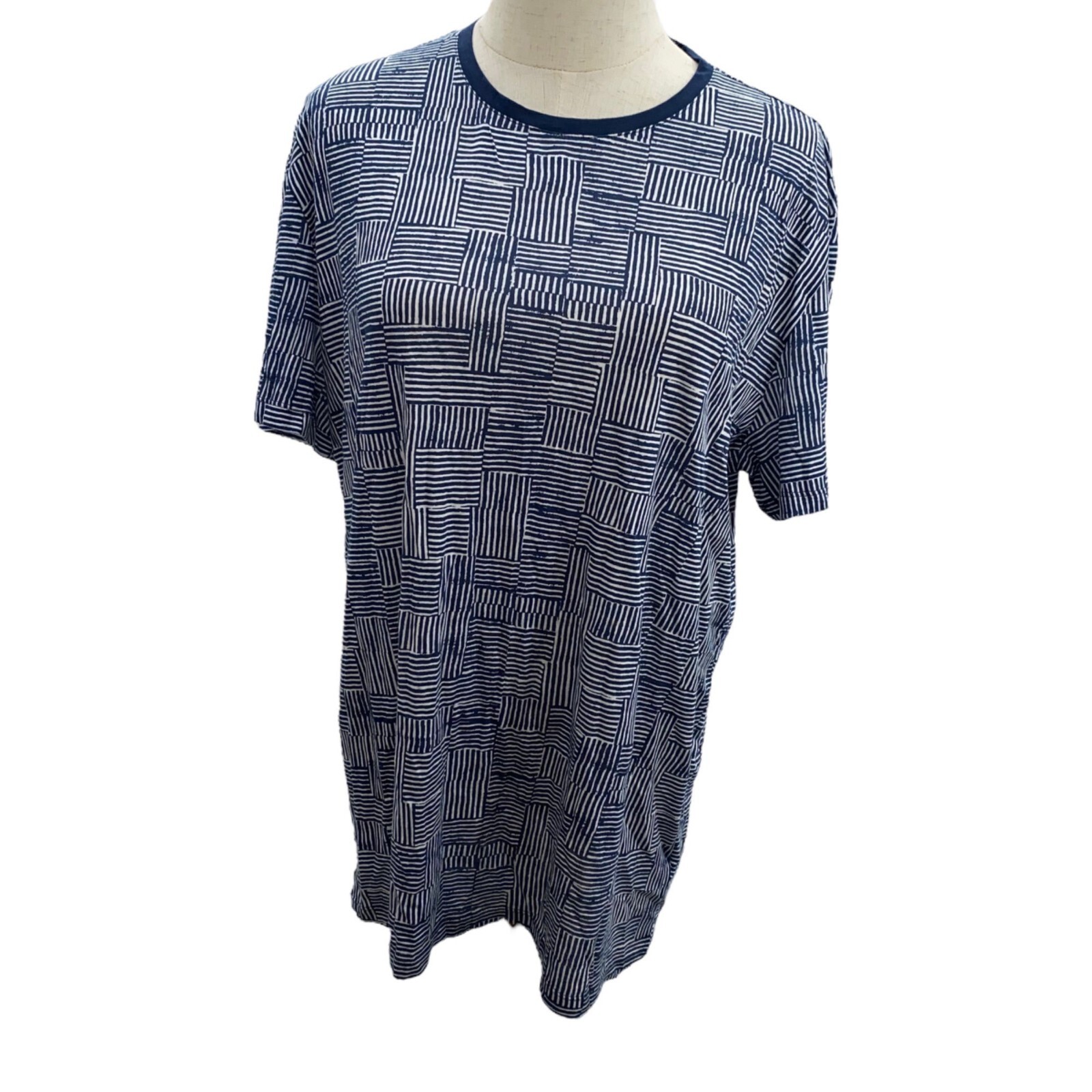 T shirt Fila Majestic Filatures Deluxe XL blu e bianco