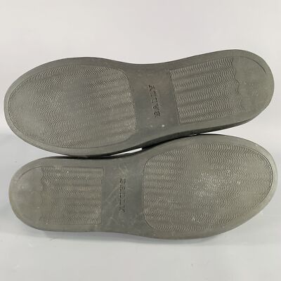 BALLY Size 9.5 Black White Stripe Leather Slip On Loafers | eBay