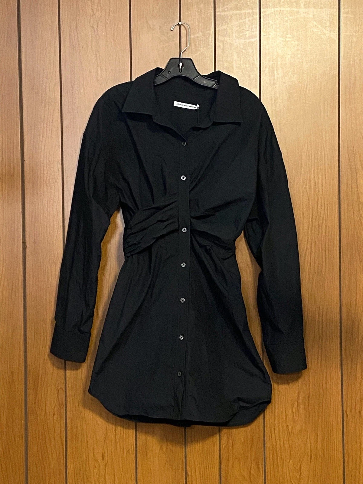 Alexander Wang minidress nero abbottonato taglia 4