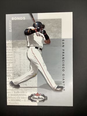2002 Fleer Box Score #124 Barry Bonds San Francisco Giants