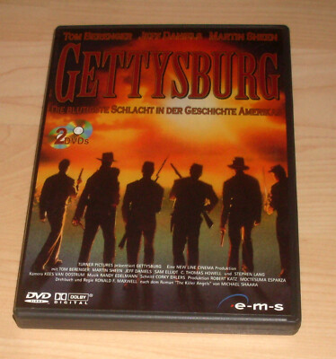 DVD Film - Gettysburg - 2 DVDs - Kriegsfilm - Tom Berenger - Martin Sheen