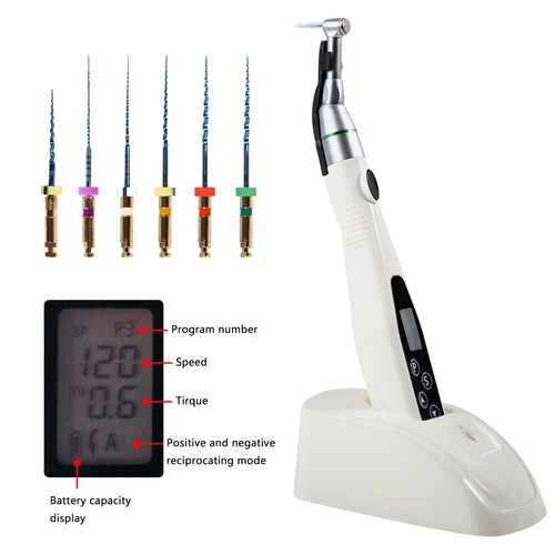 Dental LED Endo Motor 16:1 Reciprocating Contra Angle + Niti Rotary Files